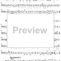 Quartet in E major - Cello/Bassoon 2