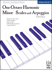 One-Octave Harmonic Minor Scales and Arpeggios