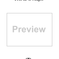 Trio in G major - Flute 1