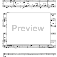 Variation on Béla Bartók theme - Score