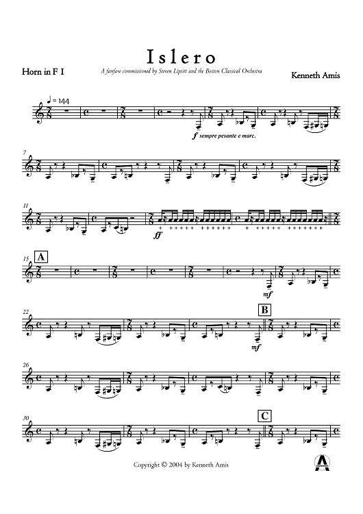 Islero - Horn 1