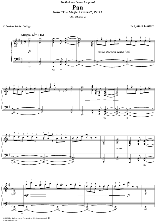 Pan, from "The Magic Lantern", Part 1, Op. 50, No. 2