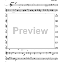 Salutation For Four Trumpets - Trumpet 3