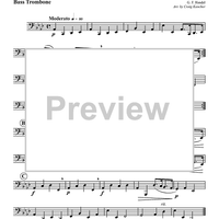 Air from "Water Music Suite No. 1" - Bass Trombone