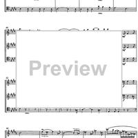 Trio di canzoni - Score