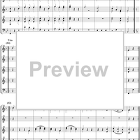 Divertimento No. 4 in B-flat major, K186 - Full Score