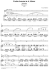 Violin Sonata (Sonatina), Op.137 No.2, D385 - Piano Score