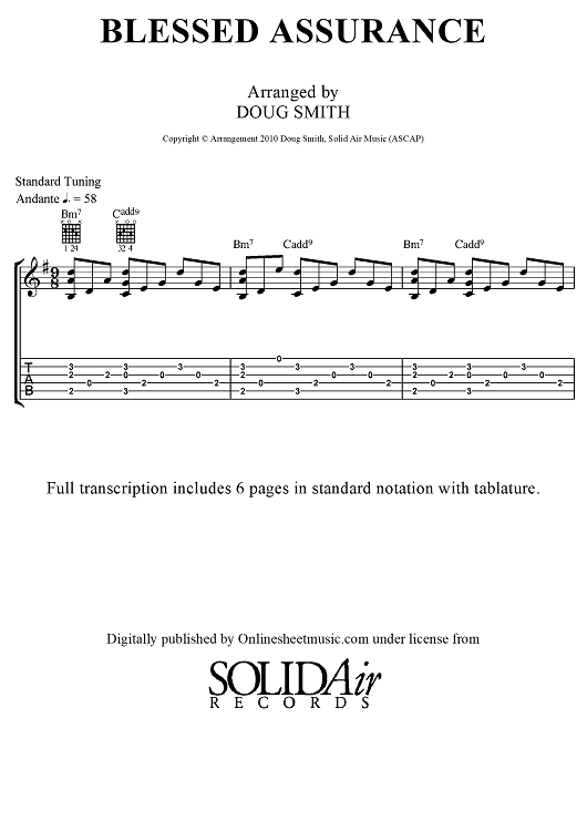 Blessed Assurance (No MP3)