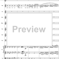 La Finta Giardiniera, Act 1, No. 12 "Himmel welch' selt'ner Zufall" (Finale, Septet) - Full Score