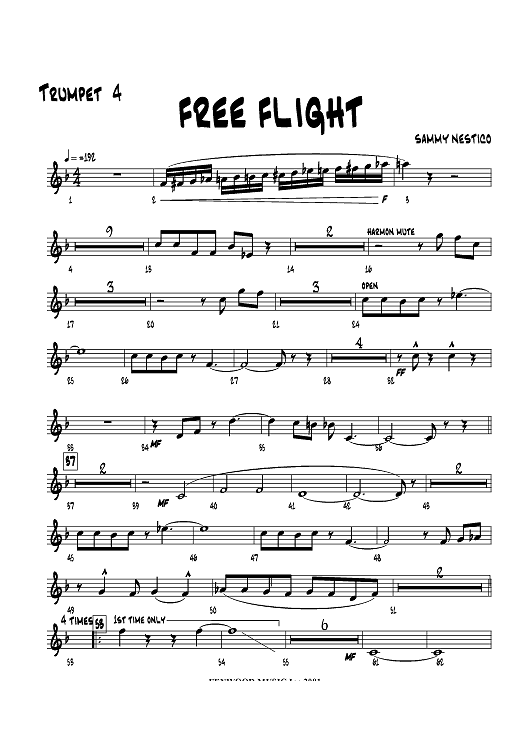 Free Flight! - Trumpet 4