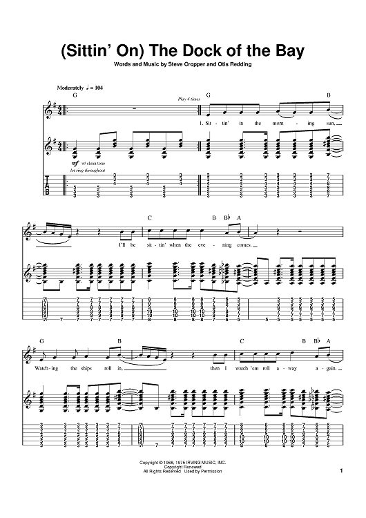 (Sittin' On) The Dock Of The Bay