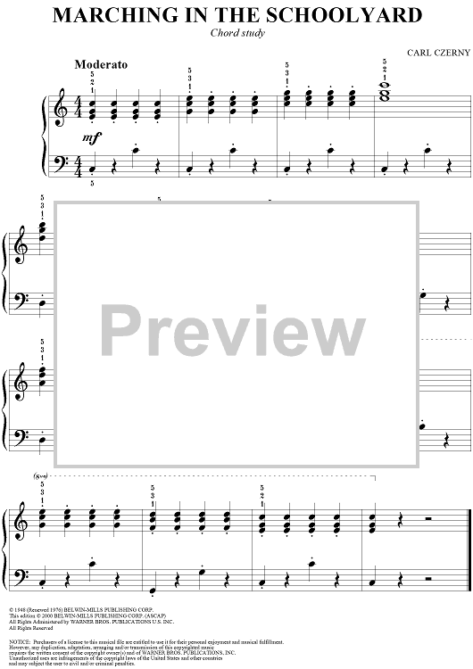 Marhing in the Schoolyard