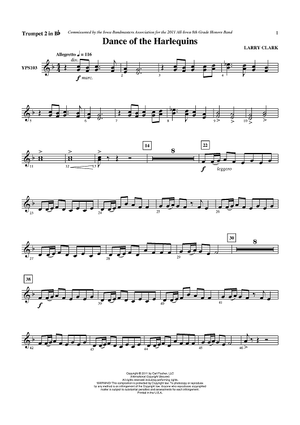 Dance of the Harlequins - Trumpet 2 in Bb