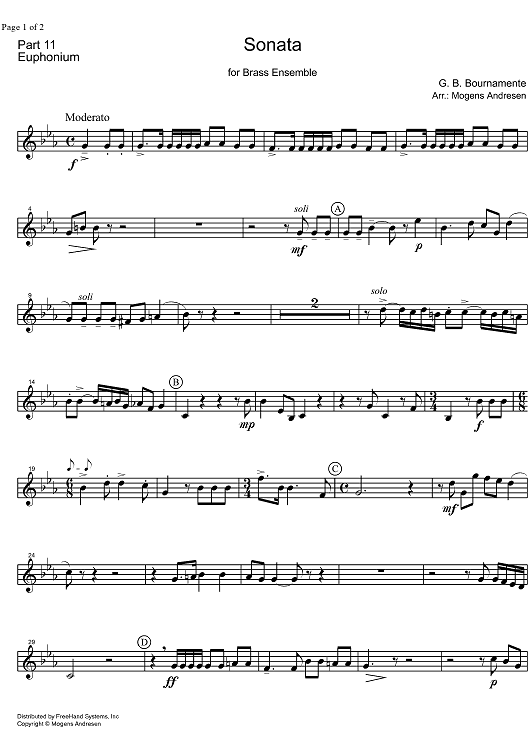 Sonata - Euphonium