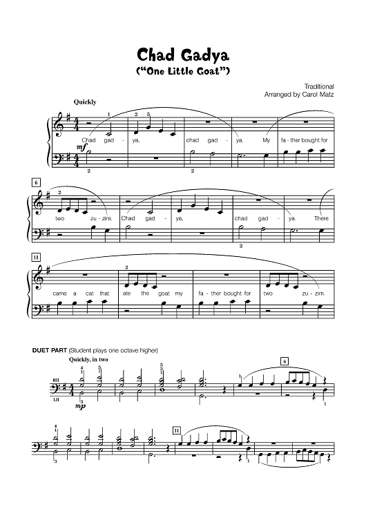 Chad Gadya ("One Little Goat")