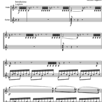 Sonata a minor - Score