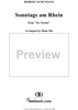 Six Poems, Op. 36, No. 1, "Sonntags am Rhein" (Sunday on the Rhine), - Piano