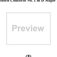 Horn Concerto No. 1 - Horn