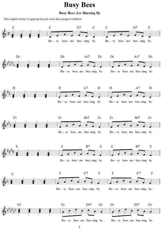 Singing Tongue Twisters, Section 2: Bu-Da