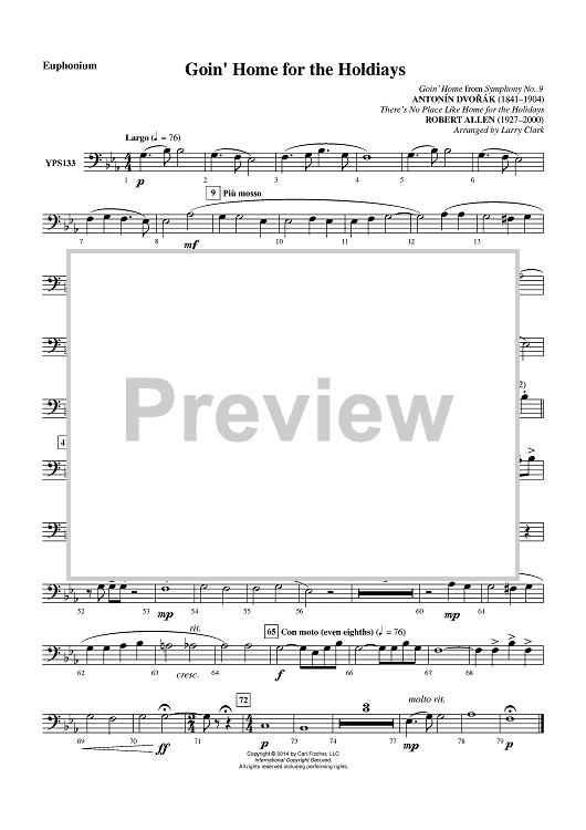 Goin' Home For the Holidays - Euphonium BC