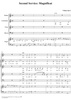 Second Service:  Magnificat