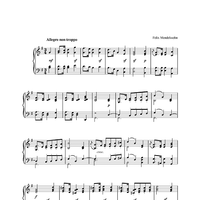 Six Pieces For Children, Op.72, No.1