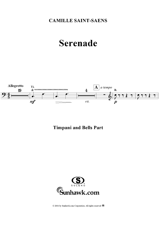 Serenade - Timpani and Bells