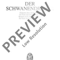 Der Schwanendreher - Full Score