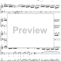 Sonata in C Major   - from "Der Getreue Music-Meister" - Score