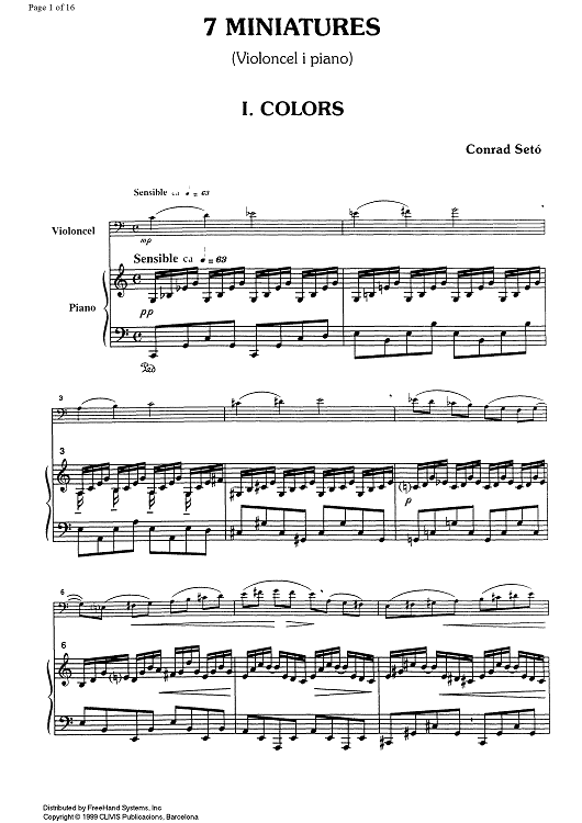 7 Miniatures - Score