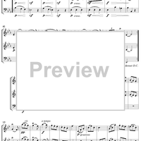 String Trio in B-Flat Major, Op. 1, No. 5 - Score