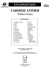 Carnegie Anthem - Score Cover