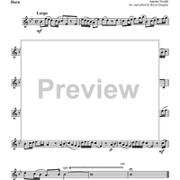 Largo from "Winter - The Four Seasons" - Horn