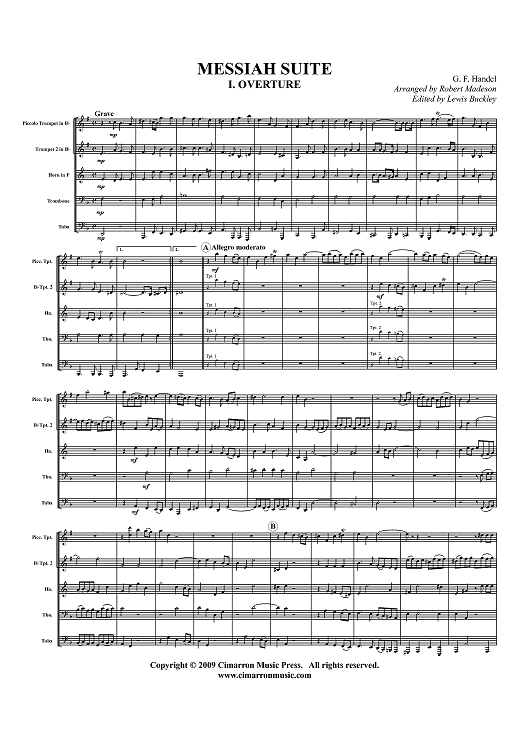 Messiah Suite - Score
