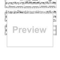 Allegro - from Brandenburg Concerto #2 in F Major - Score