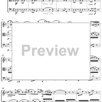 String Trio No. 3 in D Major  Op. 9, No. 2 - Score