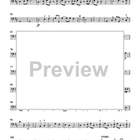 Hallelujah - from "Messiah", HWV 56 (introducing the Chorale "Ein' feste Burg") - Double Bass