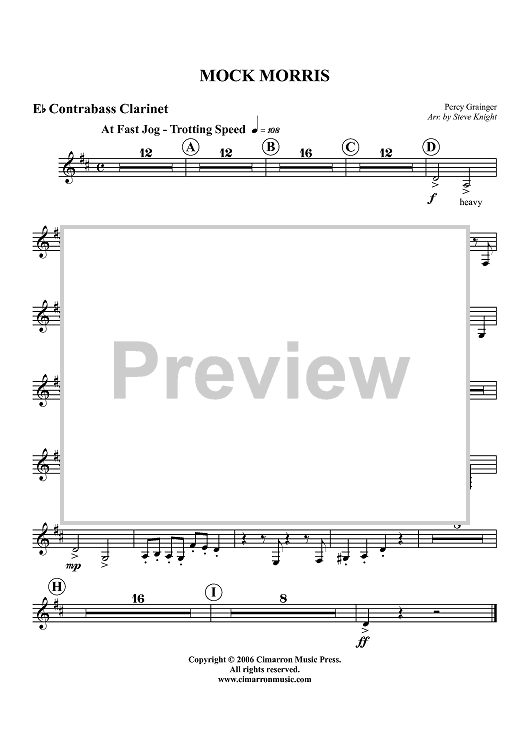Mock Morris - E-flat Contrabass Clarinet