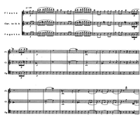 Ein Scherz-Trio - Score