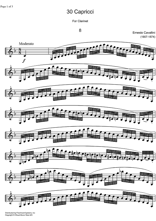Capriccio No. 8 F Major