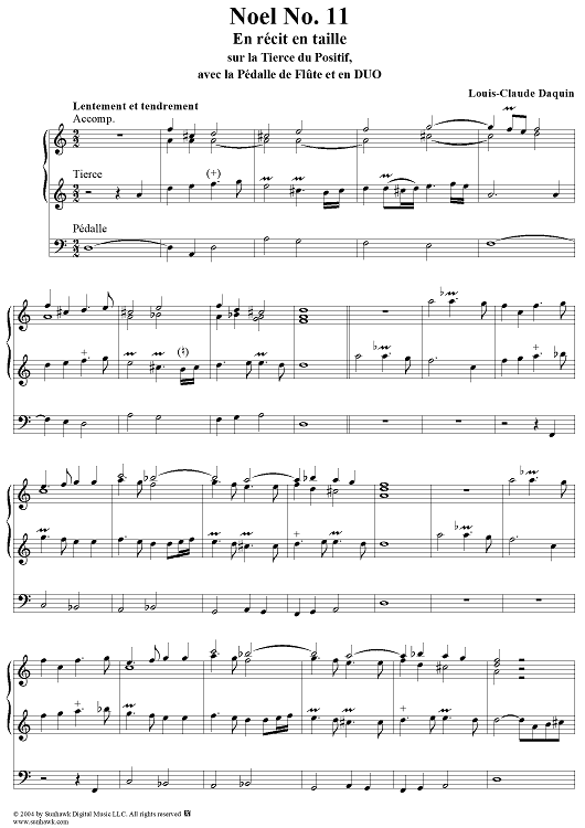 Noel No. 11 - En recit en taille