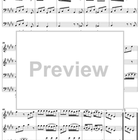 Quartet in E major - Full Score