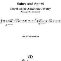 Sabre and Spurs - Clarinet 2