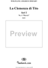 "Marcia", No. 4 from "La Clemenza di Tito", Act 1 (K621) - Full Score