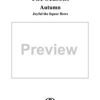 The Seasons, Autumn, No. 33: "Joyful the liquor flows"