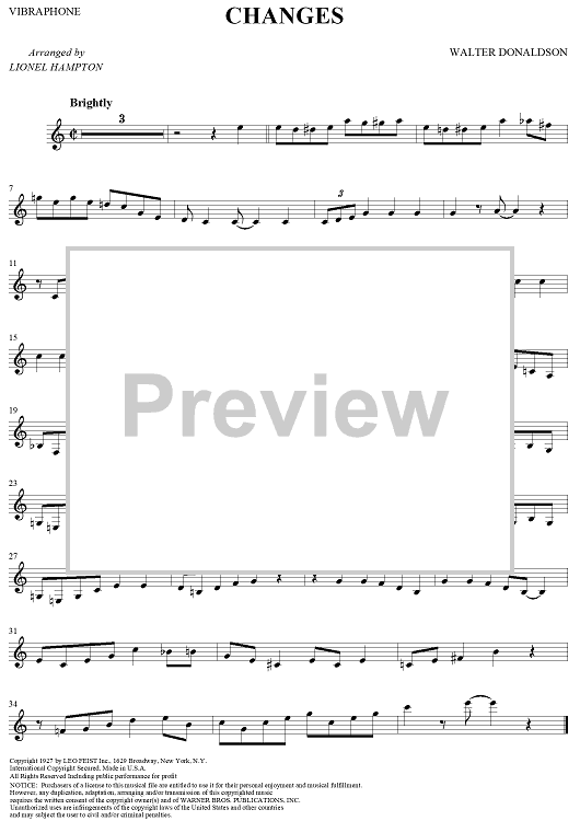 Changes - Vibraphone