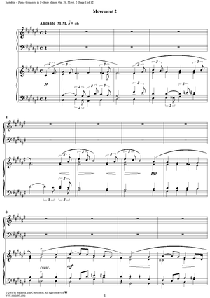 Op. 20, Movement 2