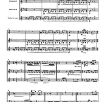 Trio burlesque - Score