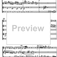 Comedy for Five Winds - Score