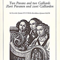 Two Pavans and two Galliards - Performance Score